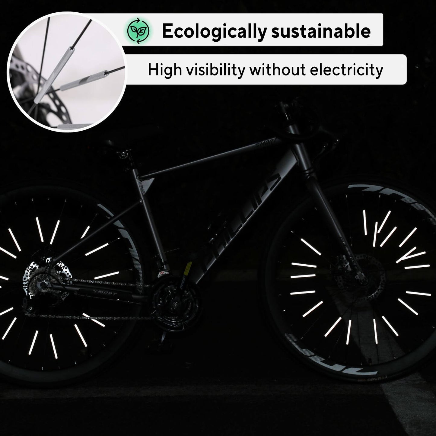 Nuvoria® Spoke reflectors set (12 pieces)