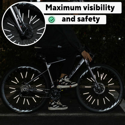 Nuvoria® Spoke reflectors set (12 pieces)