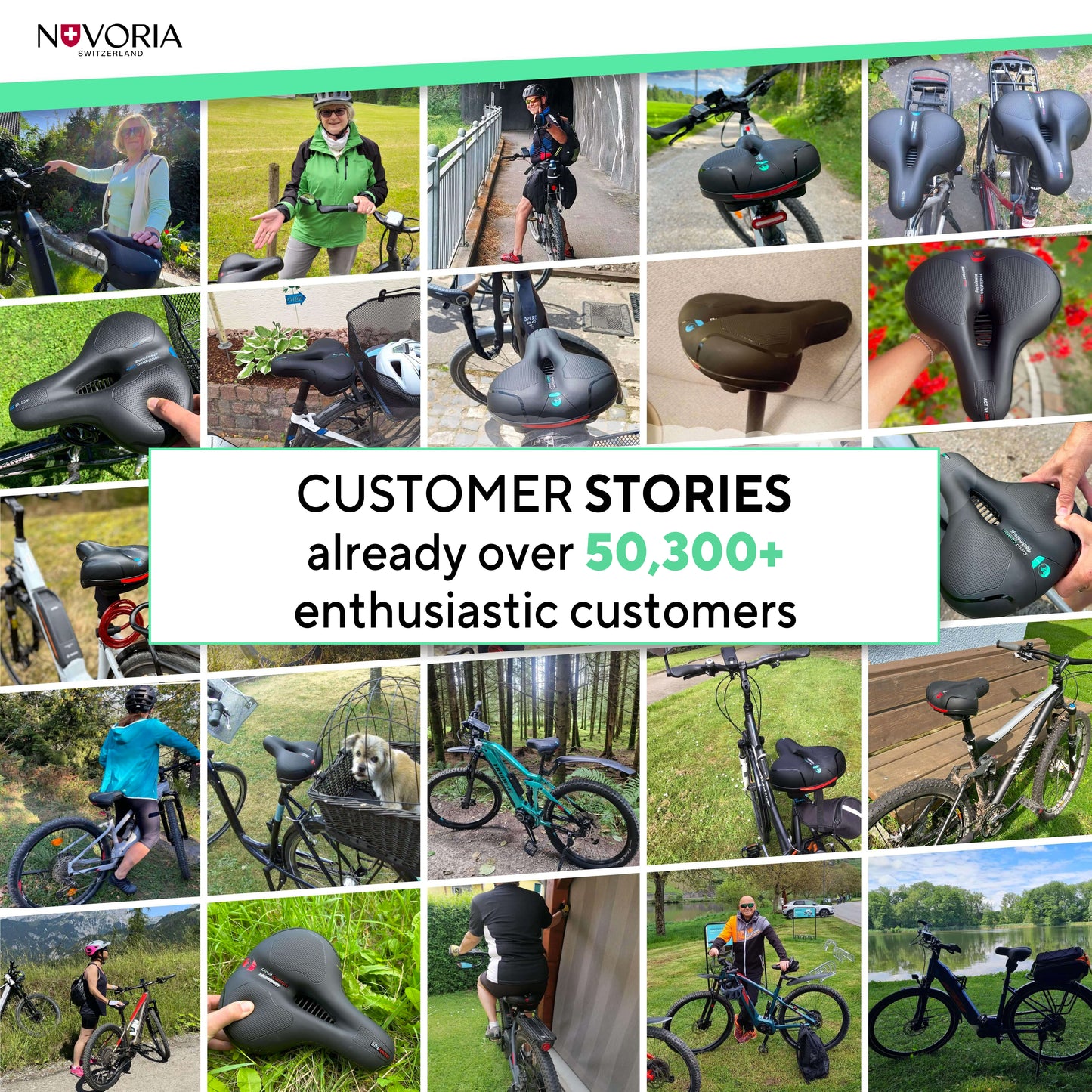 Nuvoria® Spoke reflectors set (12 pieces)