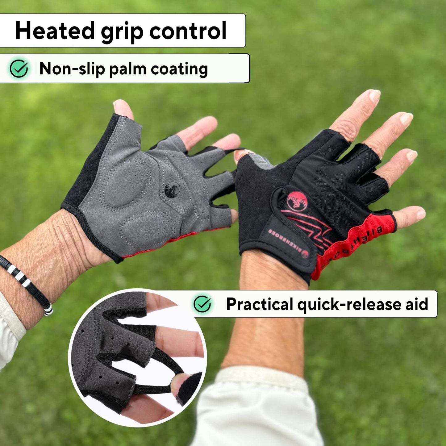 Nuvoria® Grip Pro cycling gloves