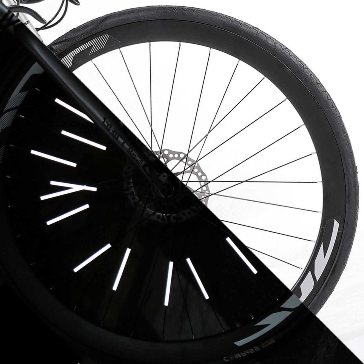 Spoke reflectors set (12 pieces)