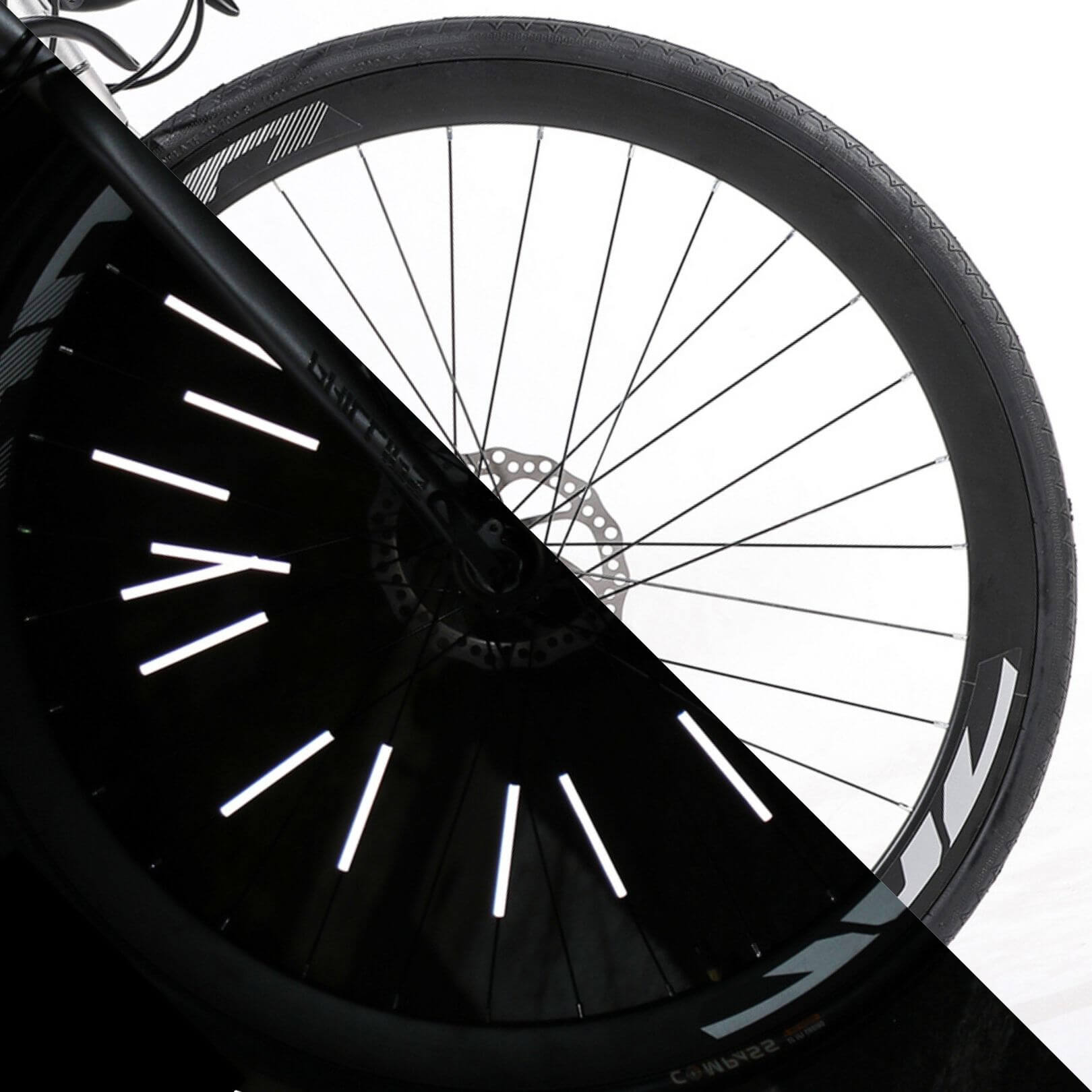 Spoke reflectors set (12 pieces)